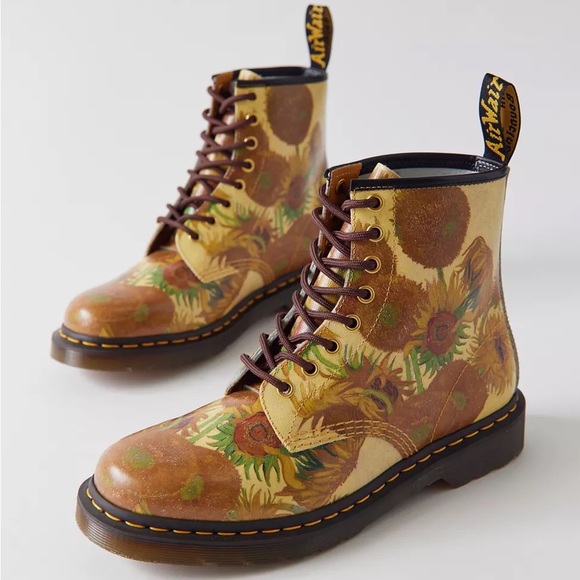 NEW Martens 1460 The National Gallery Van Gogh Sunflowers